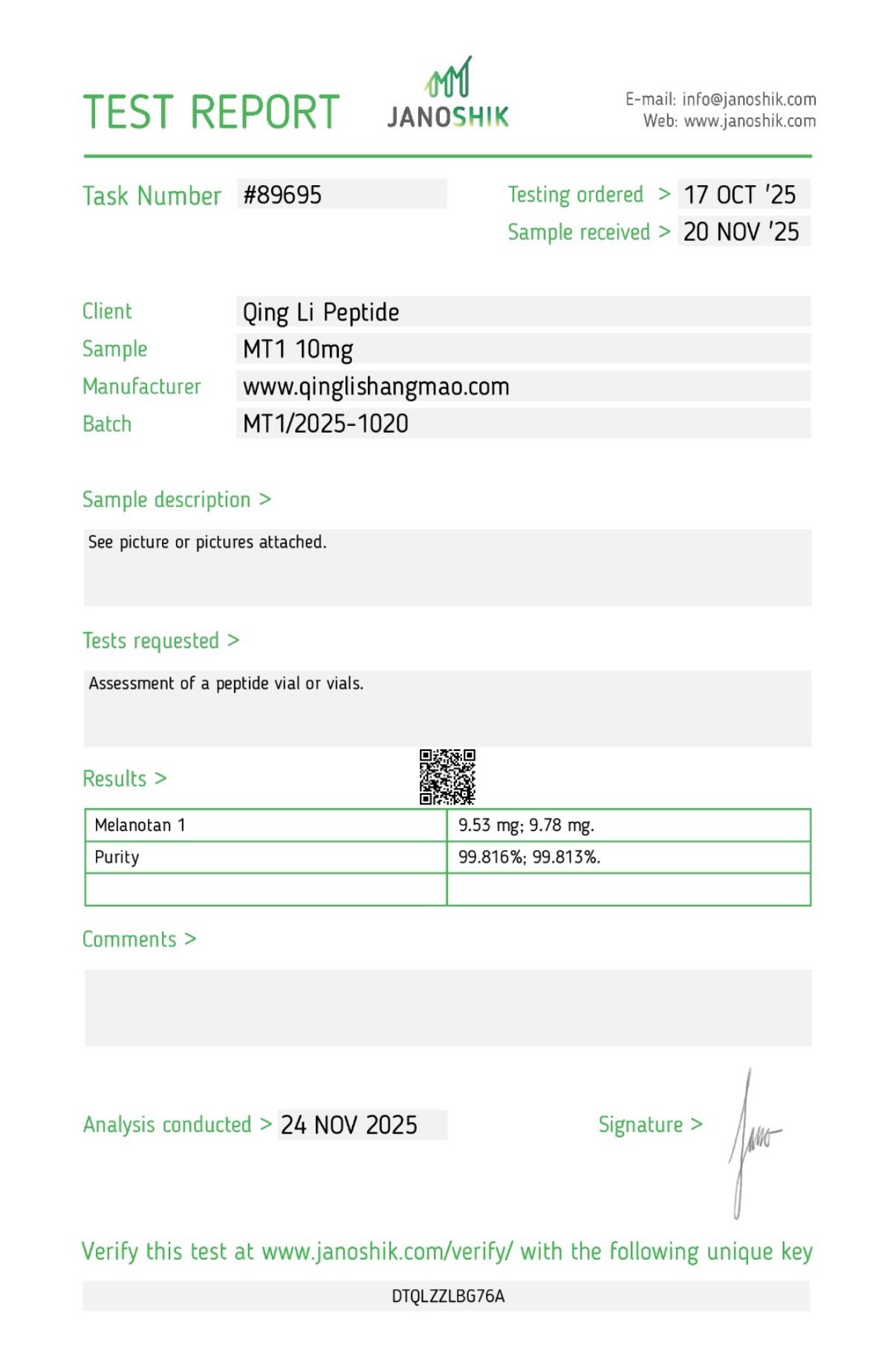 Melanotan I 10MG - Image 2